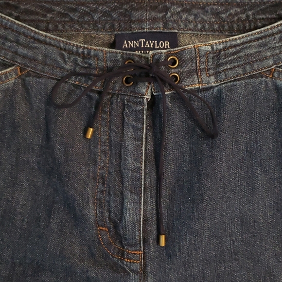 ANN TAYLOR Jeans 6P 28/29 Soft Chambray Cotton - Picture 4 of 10